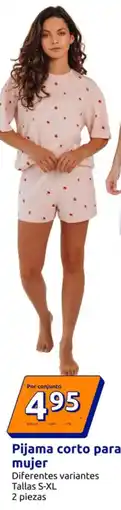 Action Pijama corto para mujer oferta