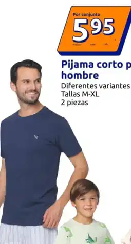 Action Pijama corto para hombre oferta