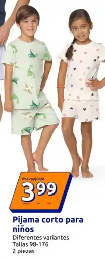 Action Pijama corto para niños oferta