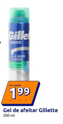 Action GILLETTE Gel de afeitar oferta