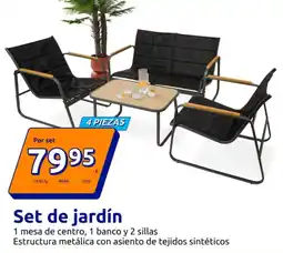 Action Set de jardín oferta