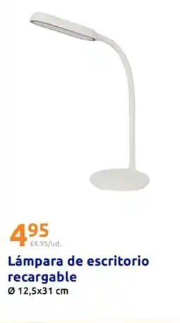 Action Lámpara de escritorio recargable oferta