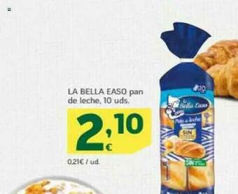 HiperDino La Bella Easo Pan De Leche oferta