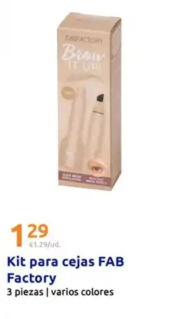 Action Kit para cejas FAB Factory oferta