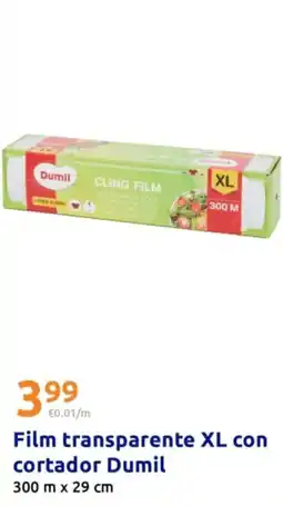 Action DUMIL Film transparente XL con cortador oferta