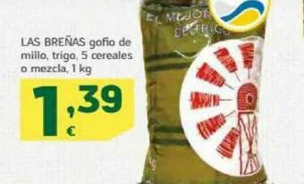 HiperDino Las Breñas Gofio De Millo, Trigo, 5 Cereales O Mezcla oferta