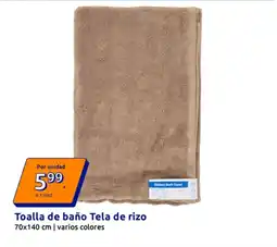 Action Toalla de baño Tela de rizo oferta
