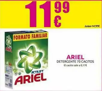 Ariel Detergente 70 Cacitos