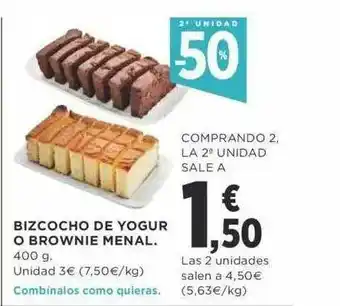 Supercor Bozcocho De Yogur O Brownie Menal oferta