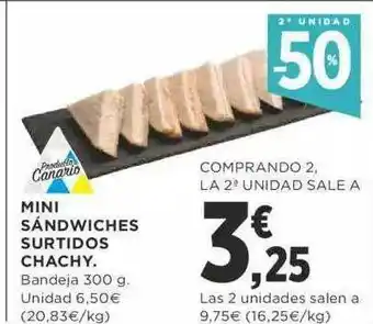 Supercor Mini Sándwiches Surtidos Chachy oferta