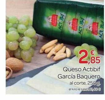 Supermercados El Jamón Queso Actibif García Baquero oferta