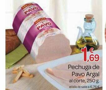 Supermercados El Jamón Pechuga De Pavo Argal oferta