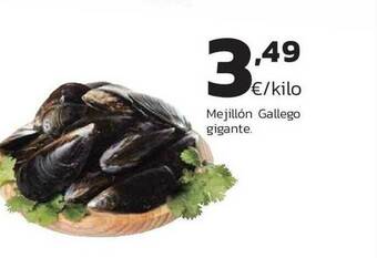 Supermercados Lupa Mejillón Gallego Gigante oferta