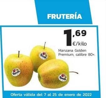 Supermercados Lupa Manzana Golden Premium, Calibre 80+ oferta
