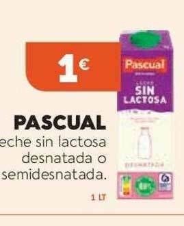 Supermercados Lupa Pascual Leche Sin Lactosa Desnatada O Semidesnatada oferta
