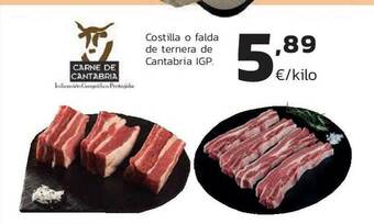 Supermercados Lupa Costilla O Falda De Ternera De Cantabria Igp oferta