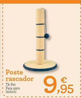 TiendAnimal Poste Rascador Tk-pet Para Gato Isidoro oferta