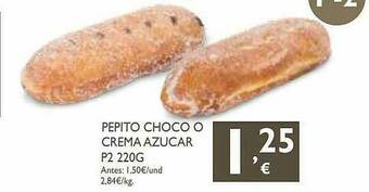 Cash Ecofamilia Pepito Choco O Crema Azucar P2 220g oferta