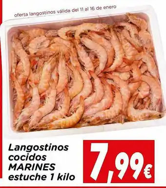 Proxi Langostinos Cocidos Marines Estuche oferta