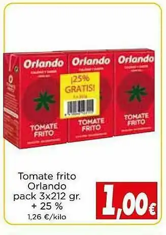 Proxi Tomate Frito Orlando Pack 3 oferta