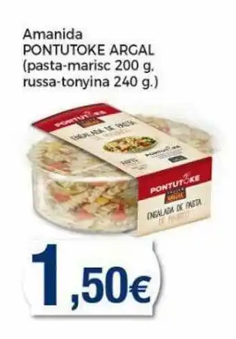 Supermercats Jespac Amanida Pontutoke Argal oferta