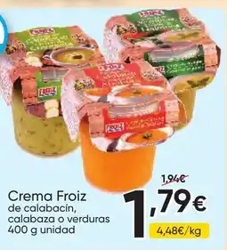 FROIZ FROIZ Crema calabaza o verduras oferta