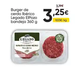 FROIZ ELPOZO Burger de cerdo Ibérico Legado bandeja oferta