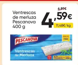 FROIZ PESCANOVA Ventrescas de merluza oferta
