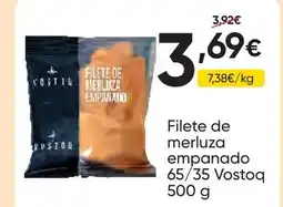FROIZ VOSTOQ Filete de merluza empanado oferta