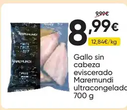 FROIZ MAREMUNDI Gallo sin cabeza eviscerado ultracongelado oferta