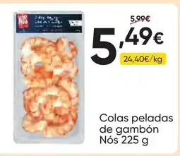 FROIZ NÓS Colas peladas de gambón oferta
