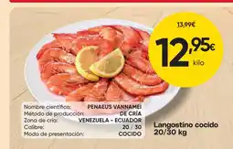 FROIZ Langostino cocido oferta