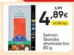 FROIZ SKANDIA Salmón ahumado bio oferta