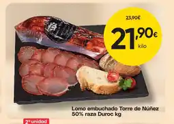 FROIZ Lomo embuchado Torre de Núñez 50% raza Duroc oferta