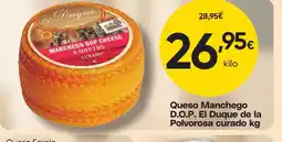 FROIZ Queso Manchego D.O.P. El Duque de la Polvorosa curado oferta