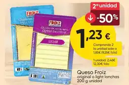 FROIZ FROIZ Queso original o light lonchas oferta