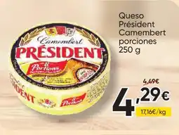FROIZ PRÉSIDENT Queso Camembert porciones oferta