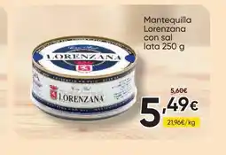 FROIZ LORENZANA Mantequilla con sal lata oferta