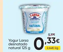 FROIZ LARSA Yogur desnatado natural oferta