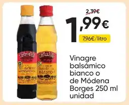 FROIZ Vinagre balsámico bianco o de Módena Borges oferta