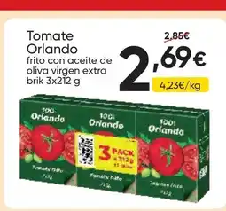 FROIZ ORLANDO Tomate frito con aceite de oliva virgen extra oferta