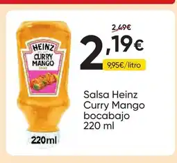 FROIZ HEINZ Salsa Curry Mango bocabajo oferta
