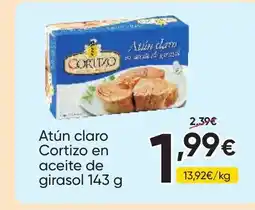 FROIZ CORTIZO Atún claro en aceite de girasol oferta