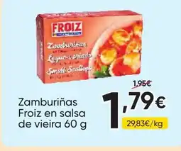 FROIZ FROIZ Zamburiñas en salsa de vieira oferta