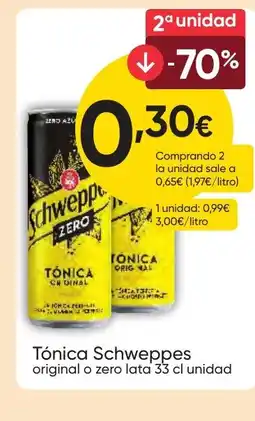 FROIZ SCHWEPPES Tónica oferta