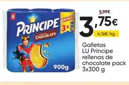 FROIZ LU Galletas Príncipe rellenas de chocolate oferta