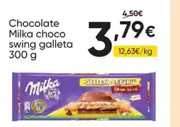 FROIZ MILKA Chocolate choco swing galleta oferta