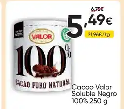FROIZ VALOR Cacao Soluble Negro 100% oferta