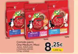 FROIZ ONE Comida perro Medium/Maxi One Junior, Adult pollo o Delicate salmón oferta