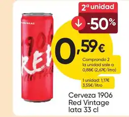 FROIZ 1906 RED VINTAGE Cerveza oferta